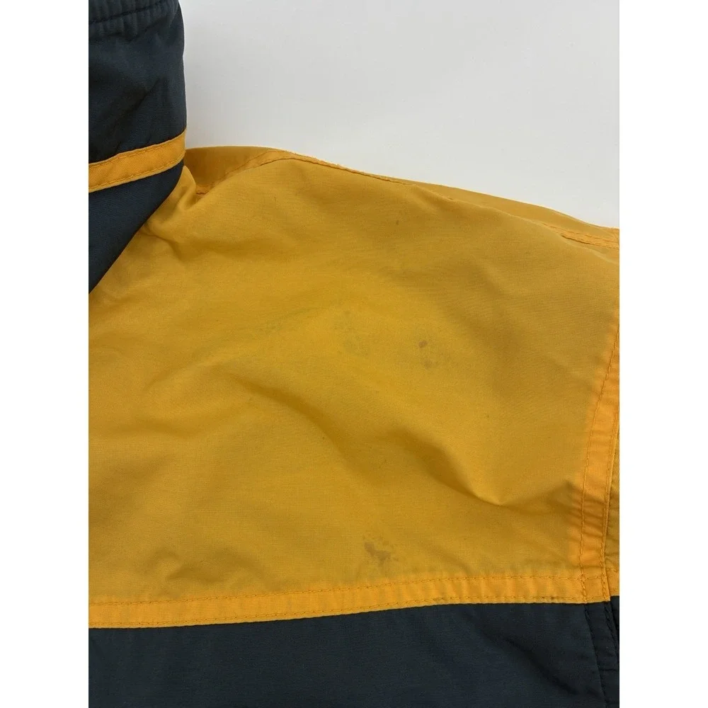 Vintage Columbia Sportswear Men's Large Insulated Jacket Teal Yellow Logan Pass